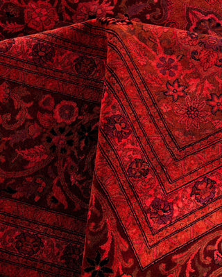 Overdyed, One-of-a-Kind Hand-Knotted Area Rug Pink, 11'10"x18'4"