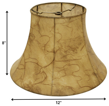 12" Antique Parchment Slanted Softback Lampshade