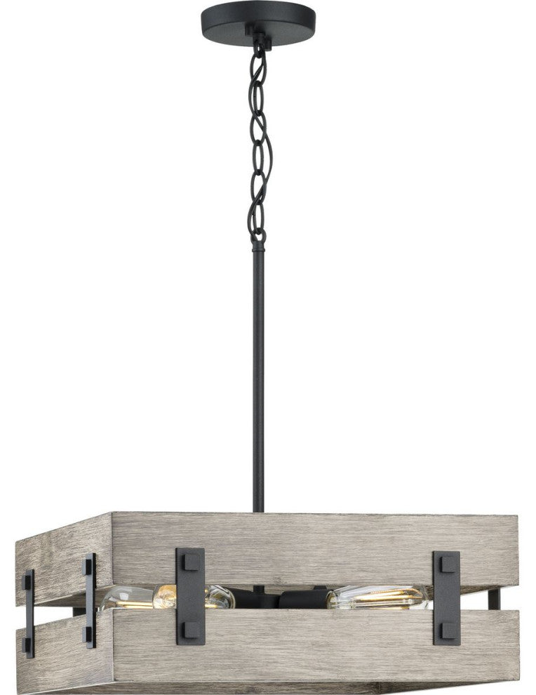 Hemsworth Collection Black 4-Light Pendant