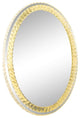 Diamond Collection Oval Premium Illuminated Vanity Mirror, Wall Mount