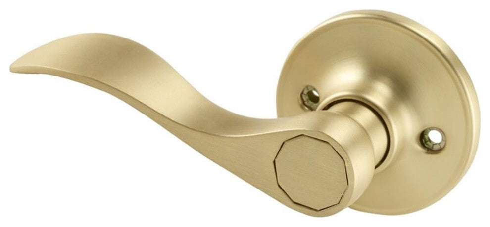 Design House Springdale Brass Door Handle in Gold