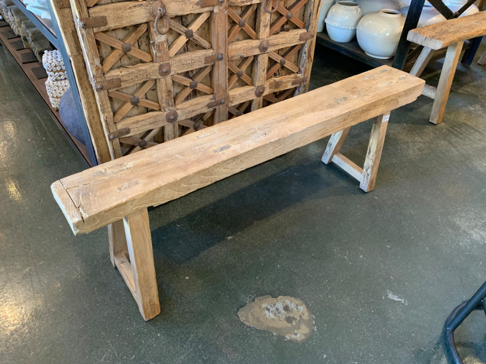 Consigned Vintage Farm Work Bench