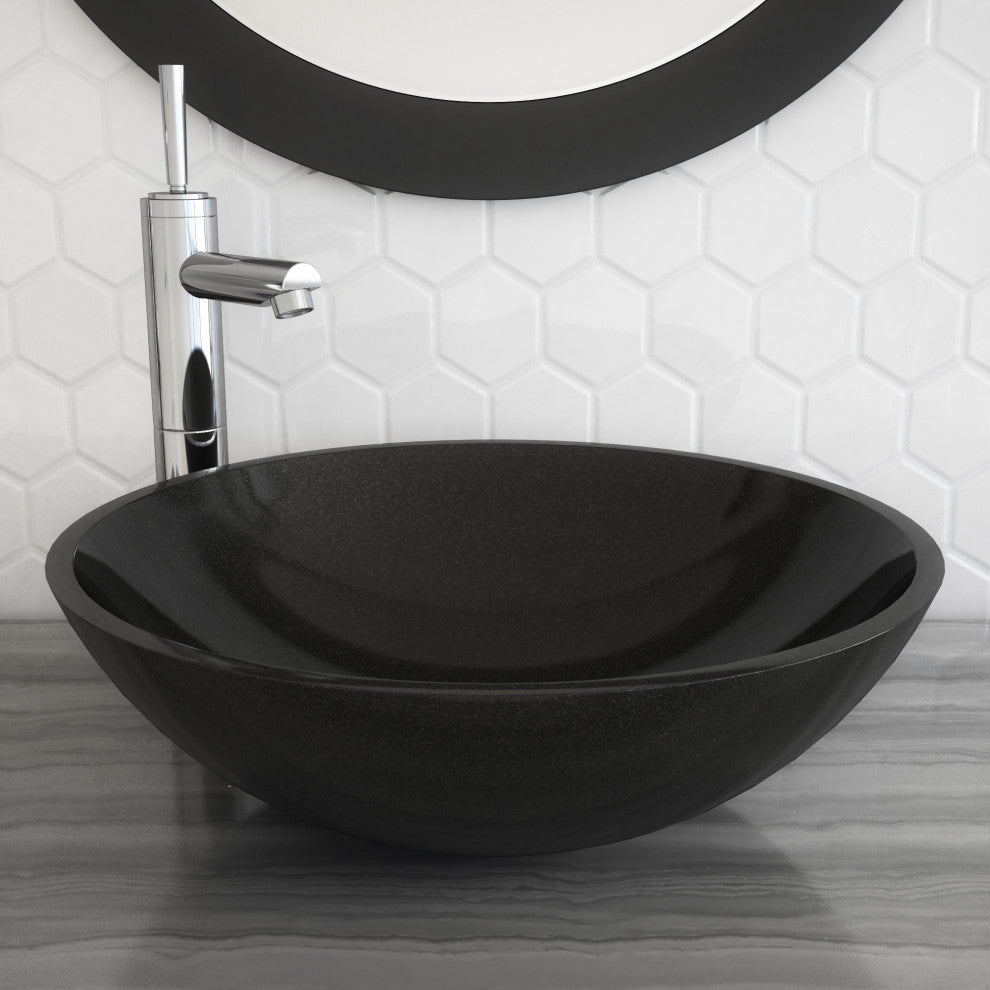 Obelisk Natural Stone Vessel Bathroom Sink