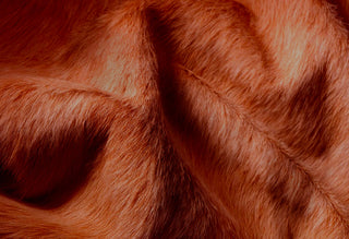 Natural Geneva Cowhide Rug, 6'x7', Brown