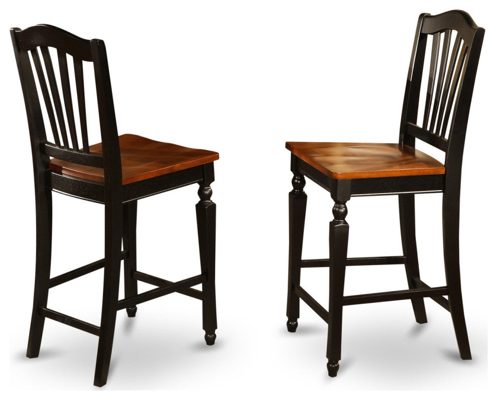 5 Pc Counter Height Table And Chair Set -Pub Table And 4 Dining Chairs