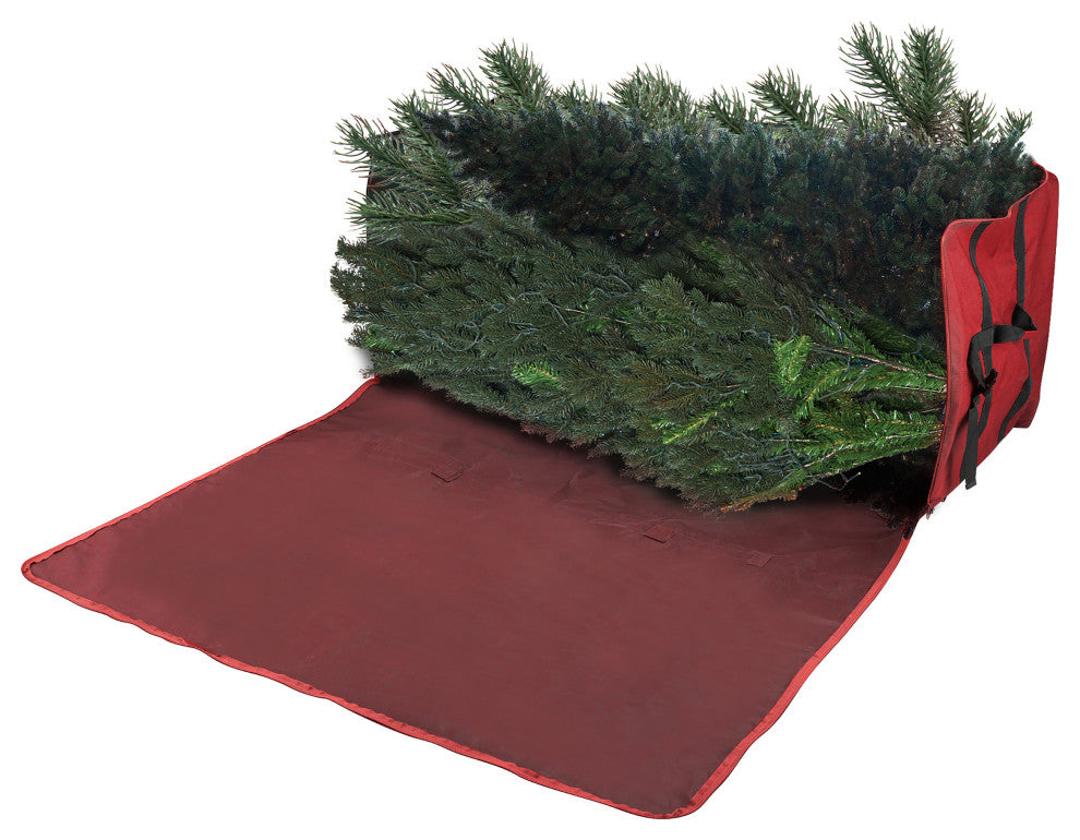 Christmas Tree Storage Bag Zippered Canvas Tote for Storing 6' Artificial Trees