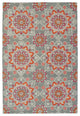 Kaleen Hand-Tufted Global Inspiration Gray Wool Rug, Gray, 3''6"x5''6"