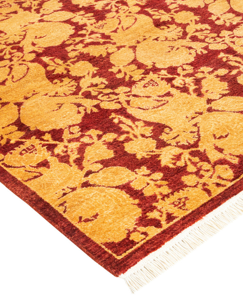 Esin One-of-a-Kind Hand-Knotted Area Rug Red, 2'8"x6'1"