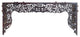 Chinese Vintage Relief Scenery Carving Arch Shape Wood Wall Art Hws3130