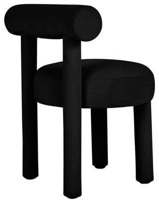 Carmel Black Velvet Dining Chair