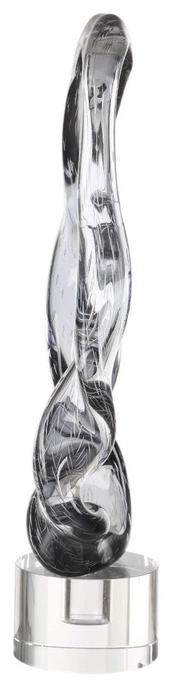 Uttermost Luminous Twist Glass Sculpture
