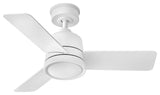 Chet 36" Ceiling Fan, Matte White