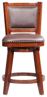 Broadmoor Swivel Stool, Cherry, 24"