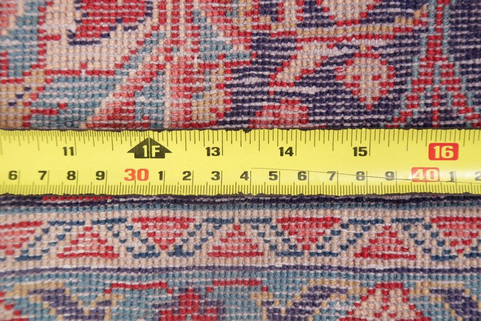 Consigned, Traditional Vintage Oriental Handmade Persian Area Rug, Red, 7x11