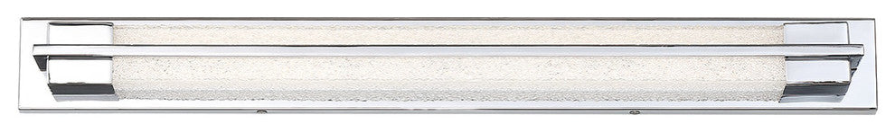 Ice 27" LED Bathroom Vanity and Wall-Light 3000K, Chrome