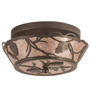 12 Wide Whispering Pines Flushmount