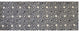 2' x 6' Black Diamond Washable Runner Rug