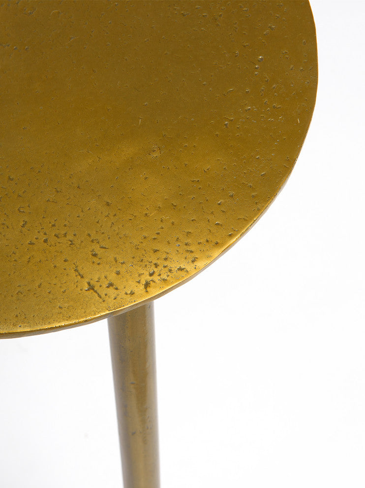 Orissa Brass Finish Accent Table