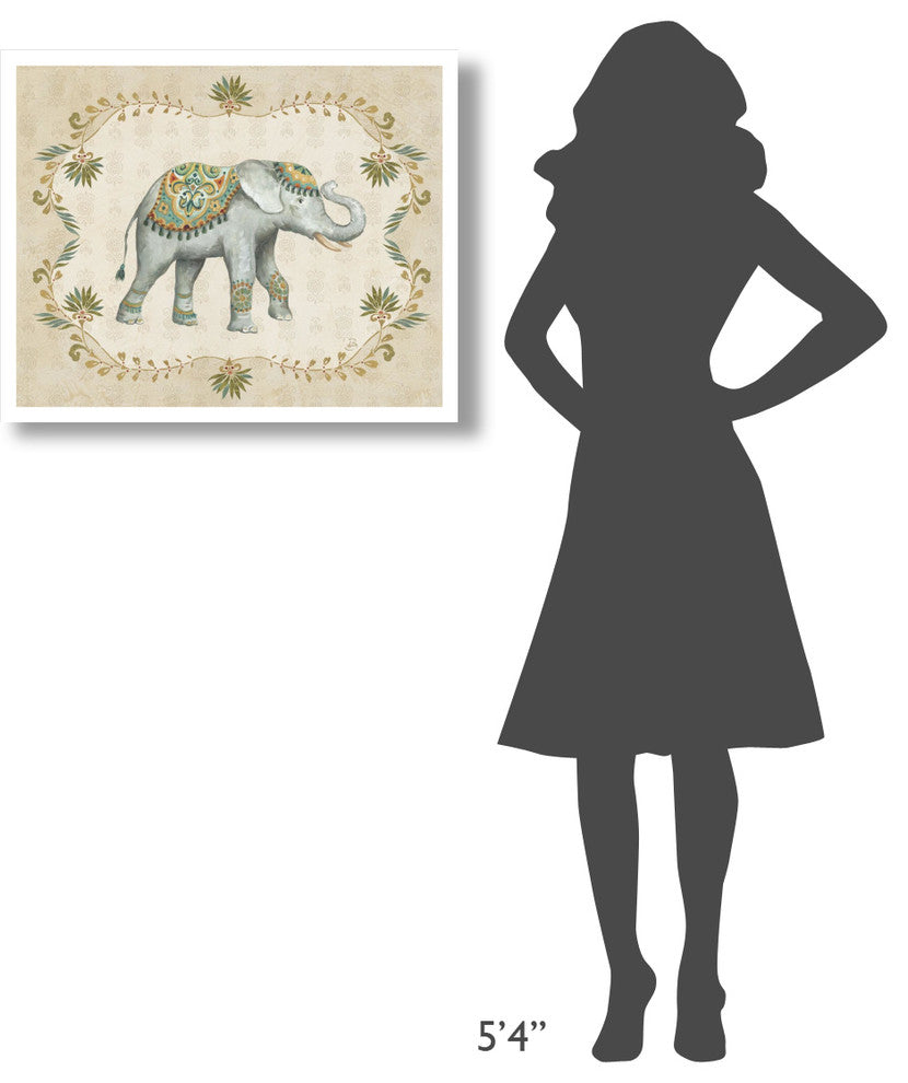 "Elephant Walk IV" Digital Paper Print by Daphne Brissonnet, 30"x24"