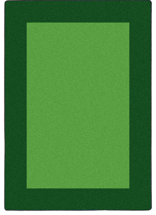 All Around Rug, Green, Rectangle, 129"x92"