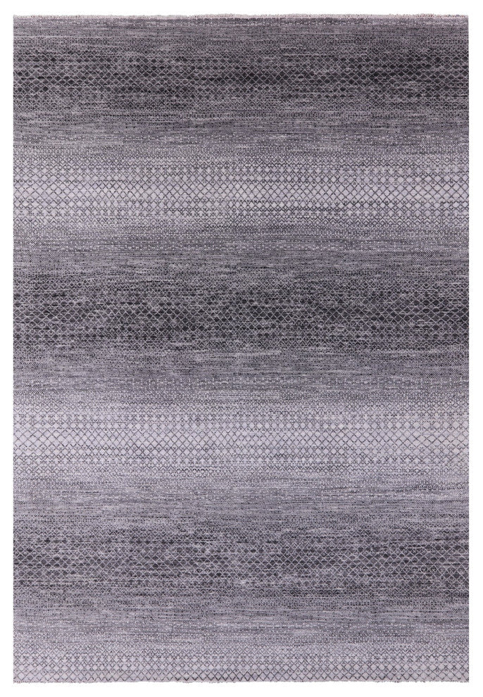 9' 11" X 14' 1" Savannah Grass Handmade Wool Rug - Q13193
