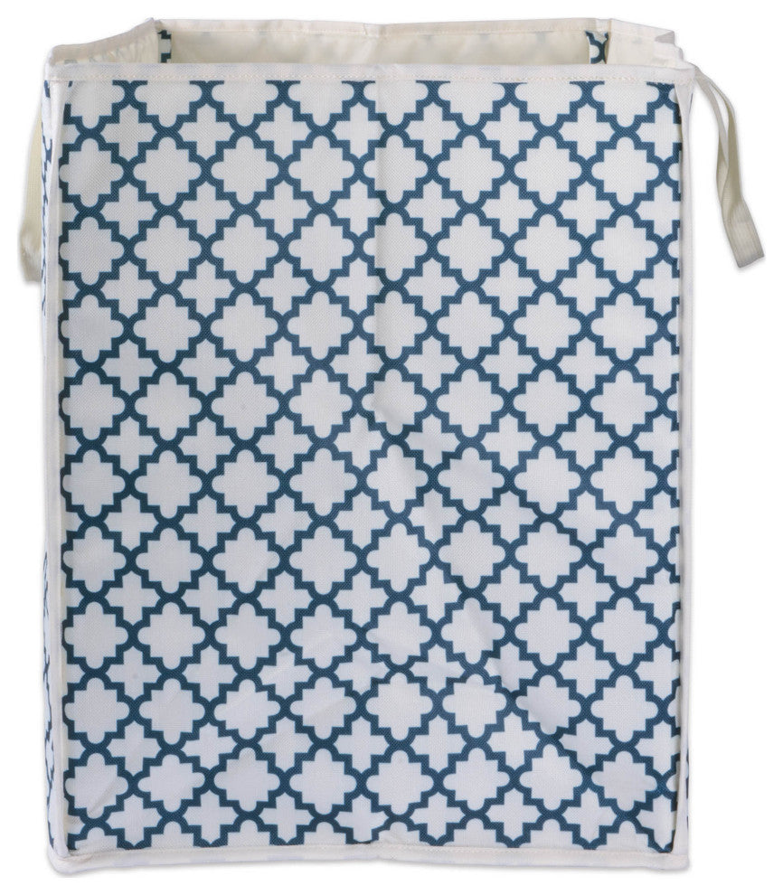 Polyester Storage Lattice Navy Rectangle All Purpose 21x13".7x17"