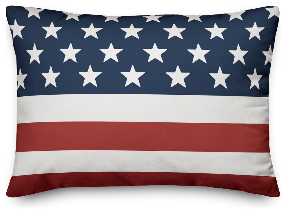 Pledge of Allegiance 14x20 Lumbar Throw Pillow