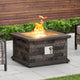 Sunjoy Slate Square LP Firepit