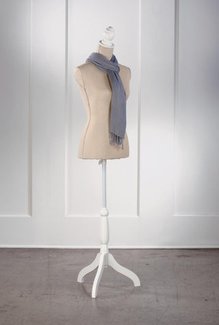 Cream Linen Female Mannequin with Adjustable Stand