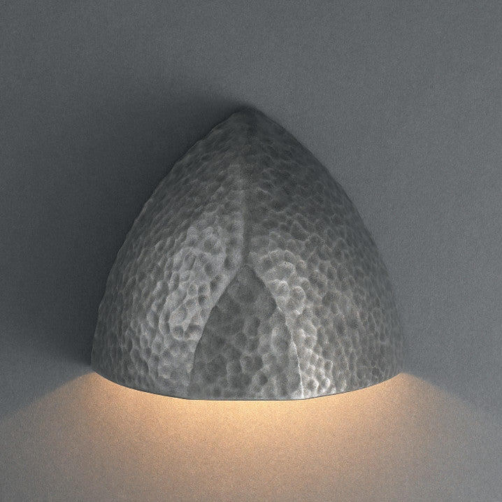 Ambiance Small Ambis, Downlight Outdoor Wall Sconce, Pewter
