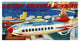 "Battery Operated Monorail "Rocket Ship" Print by Retrorocket, 32"x17"