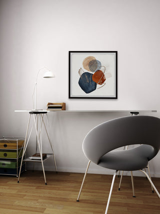 "Invisible Bridge" Framed Painting Print, 12x12