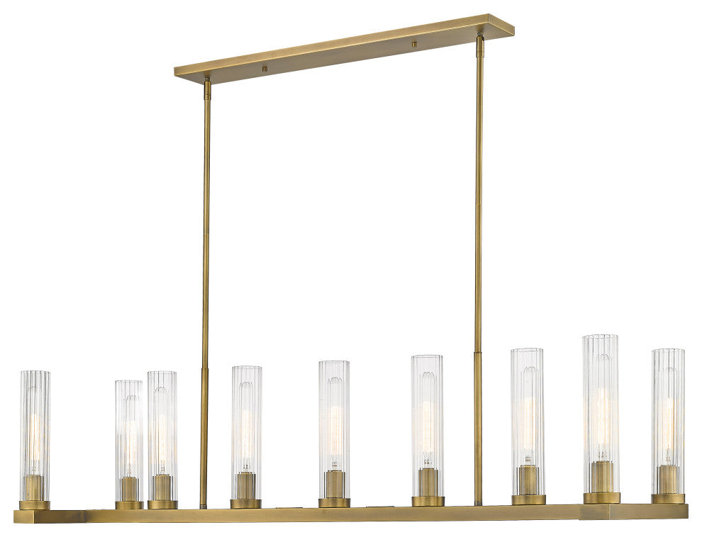 Zlite 3031-9L-RB 9-Light Island, Clear