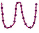 Vickerman N181770 9'' Fuchsia Assorted Ball Christmas Garland Ornament
