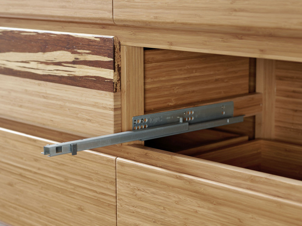 Azara Five Drawer Chest, Caramelized