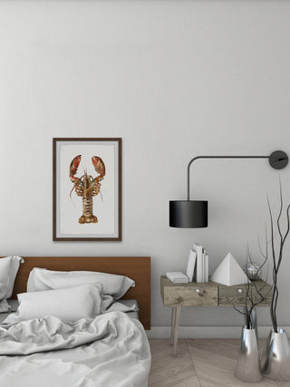 "Mighty Lobster" Framed Painting Print, 20"x30"
