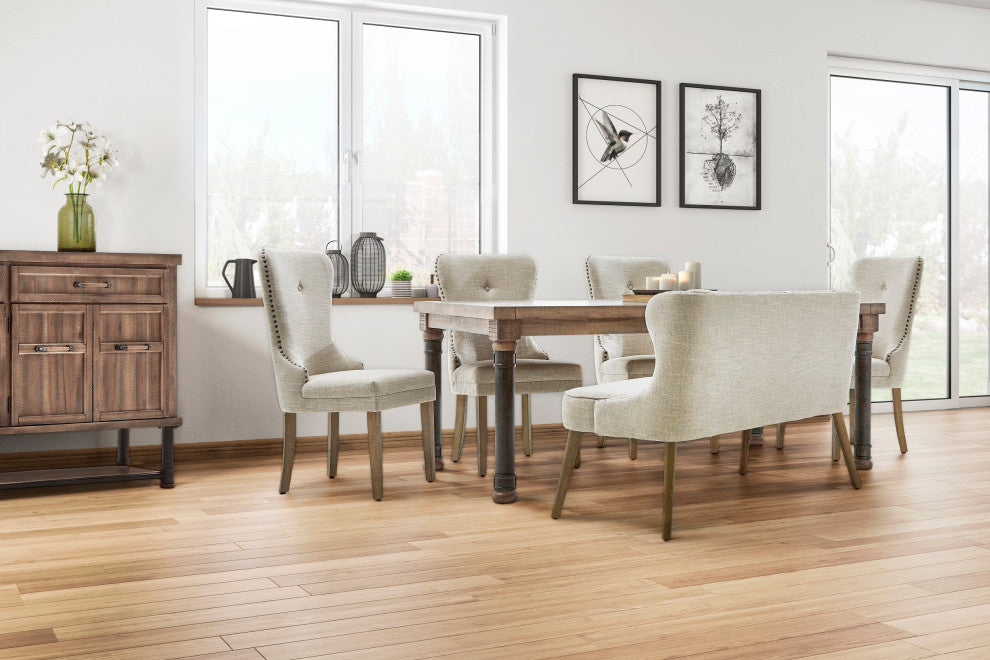 Crossings 76" Rectangular Wood Dining Table - Reclaimed Barn