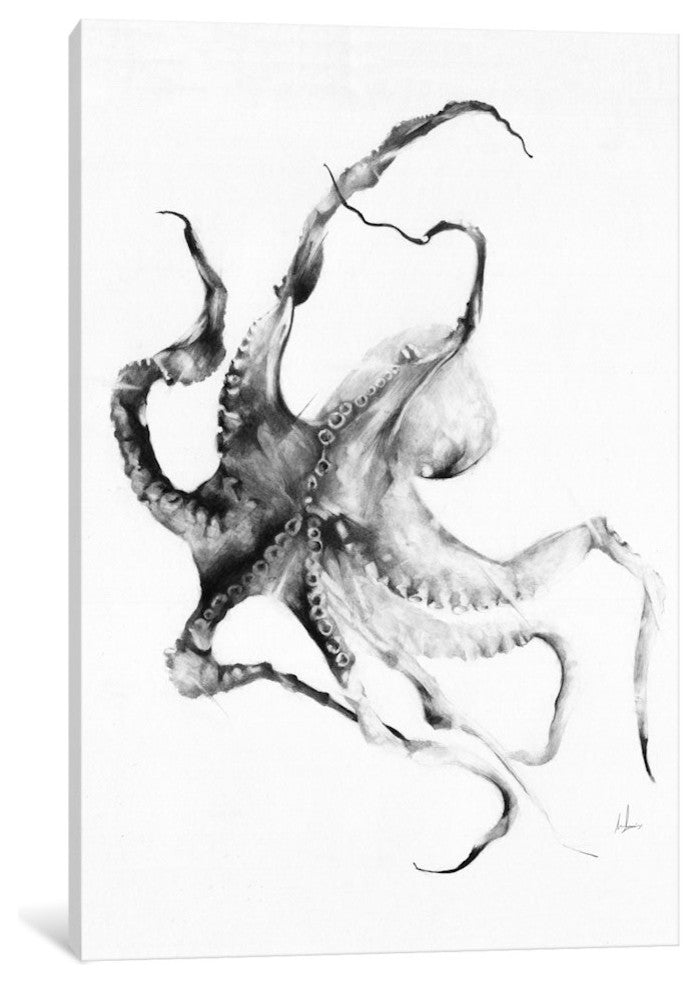 "Octopus" by Alexis Marcou, Canvas Print, 18"x12"