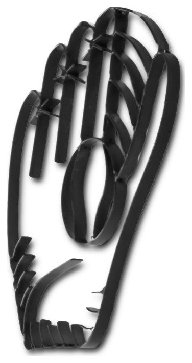 Metal Baseball Glove Wall Decor and Sculpture