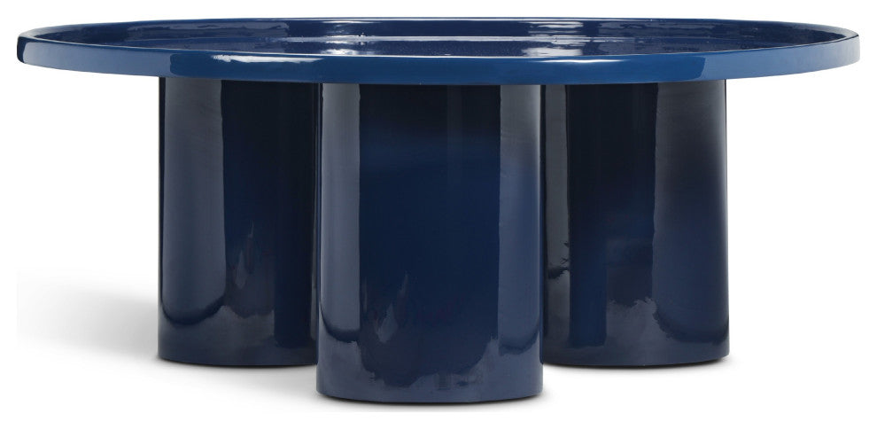 Eclat Sofia Enamel Coffee Table Navy