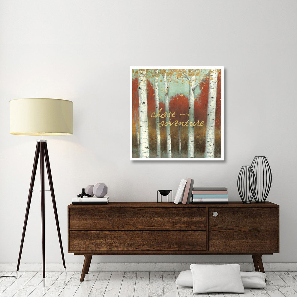 "Fall Promenade II" Digital Paper Print by James Wiens, 38"x38"