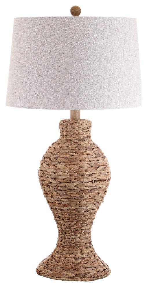 Elicia 31" Seagrass Weave Table Lamp, Natural