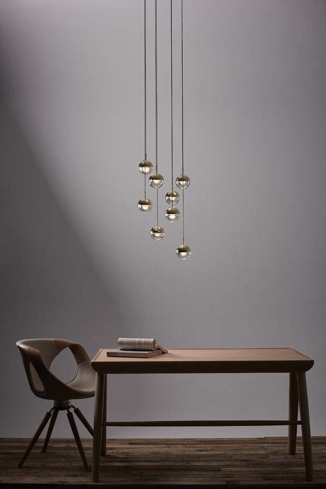 Dora Pendant single, Brass