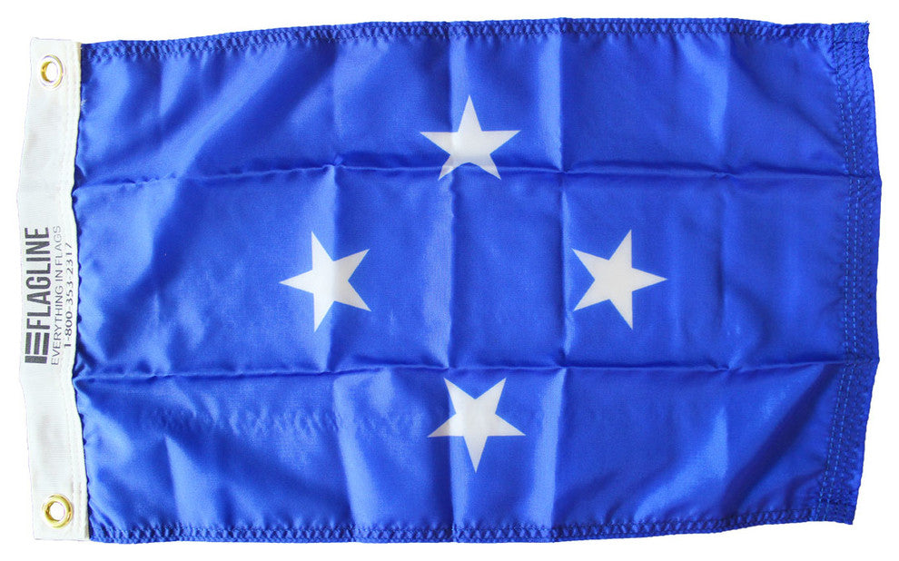 Micronesia, 12"x18" Nylon Flag