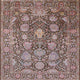 Ahgly Company Indoor Square Mid-Century Modern Area Rugs, 5' Square