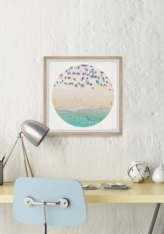"I Love Vacations" Framed Painting Print, 32x32