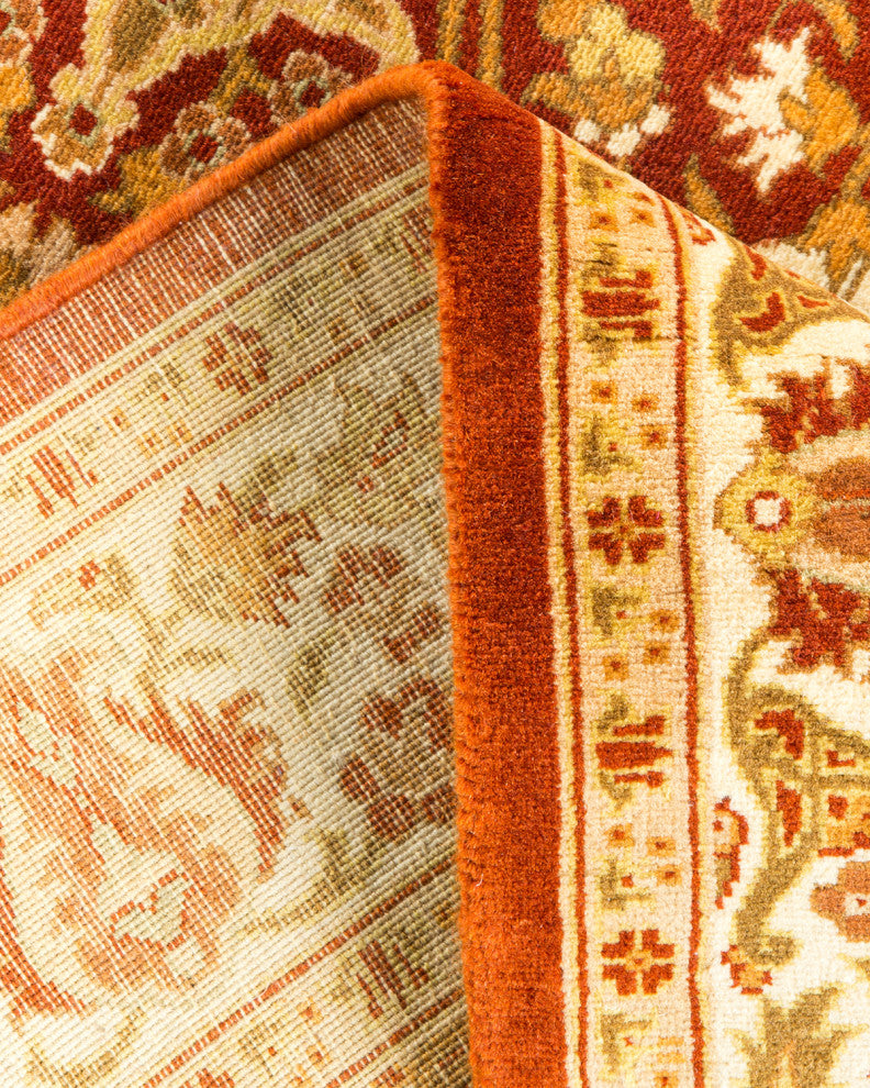 Mogul, One-of-a-Kind Hand-Knotted Area Rug Green, 3' 3 x 5' 4