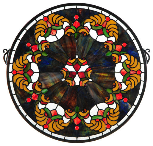 18W X 18H Middleton Stained Glass Window