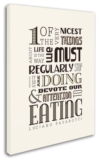 'Take Time to Eat II' Canvas Art by Megan Romo