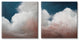 Flullfy Clouds Deep Blue Sky,17 x 17